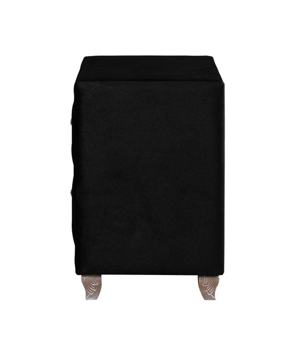 Deanna 2-drawer Rectangular Nightstand Black - 206102 - Luna Furniture