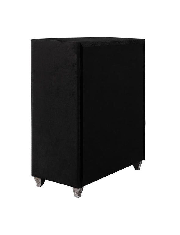 Deanna 5-drawer Rectangular Chest Black - 206105 - Luna Furniture