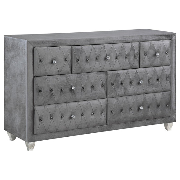 Deanna 7-drawer Rectangular Dresser Grey - 205103 - Luna Furniture