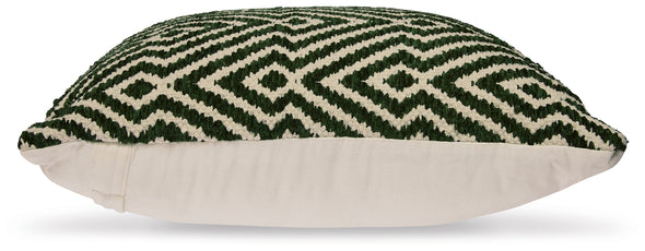 Digover Green/Ivory Pillow - A1001036P - Luna Furniture