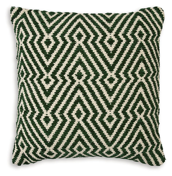 Digover Green/Ivory Pillow (Set of 4) - A1001036 - Luna Furniture