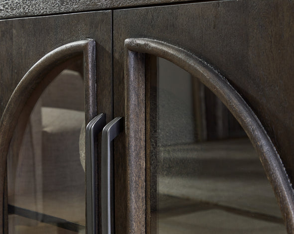Dreley Grayish Brown Accent Cabinet - A4000586 - Luna Furniture