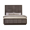 Durango Eastern King Upholstered Bed Smoked Peppercorn and Grey - 223261KE - Luna Furniture