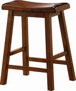 Durant Wooden Counter Height Stools Chestnut (Set of 2) - 180069 - Luna Furniture