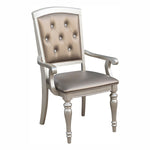 Orsina Silver Arm Chair, Set of 2 - Luna Furniture