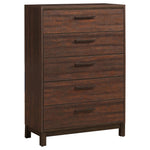 Edmonton 5-drawer Chest Rustic Tobacco - 204355 - Luna Furniture