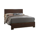 Edmonton California King Panel Bed Rustic Tobacco - 204351KW - Luna Furniture