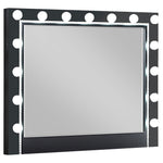 Eleanor Black Rectangular Mirror with Light  - 223364 - Luna Furniture
