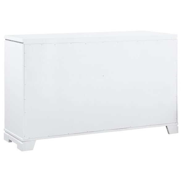 Eleanor Rectangular 6-drawer Dresser White - 223563 - Luna Furniture