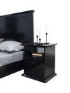 Erika Black 4-Piece Queen Bedroom Set - ERIKABEDROOM-4PCQ - Luna Furniture