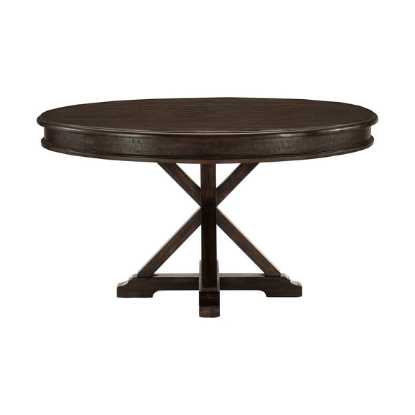 Cardano Driftwood Charcoal Round Dining Set