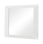 Felicity Rectangle Dresser Mirror Glossy White - 203504 - Luna Furniture