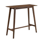 Finnick Rectangular Bar Table Walnut - 101436 - Luna Furniture