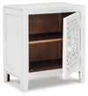 Fossil Ridge White Accent Cabinet - A4000008 - Luna Furniture