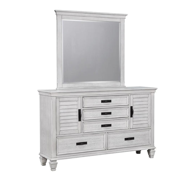 Franco 5-drawer Dresser Antique White - 205333 - Luna Furniture
