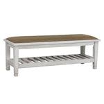 Franco Bench Brown and Antique White - 205337 - Luna Furniture