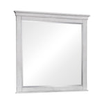 Franco Rectangular Mirror Antique White - 205334 - Luna Furniture
