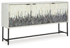 Freyton White/Gray Accent Cabinet - A4000582 - Luna Furniture
