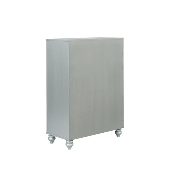 Gunnison 5-drawer Chest Silver Metallic - 223215 - Luna Furniture