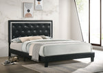 Armada Black Full Platform Bed - Luna Furniture