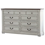 Hillcrest 9-drawer Dresser Dark Rum and White - 223353 - Luna Furniture
