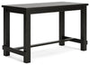 Jeanette Black Counter Height Dining Table - D702-32 - Luna Furniture