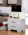 Jessica 2-drawer Nightstand White - 202992 - Luna Furniture