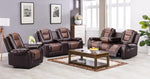Jordan Brown 3-Piece Reclining Living Room Set *** - Luna Furniture