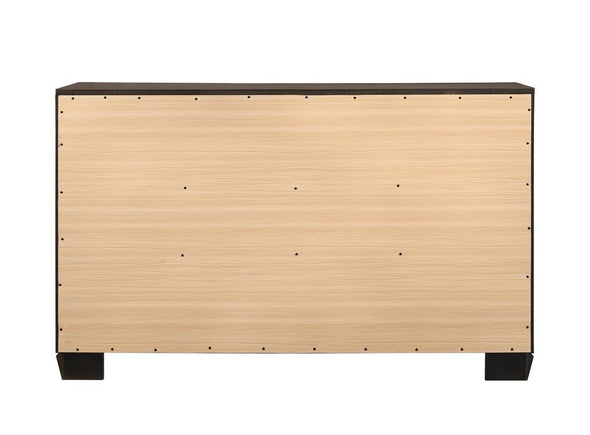 Kauffman 6-drawer Dresser Dark Cocoa - 204393 - Luna Furniture