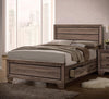 Kauffman Queen Storage Bed Washed Taupe - 204190Q - Luna Furniture