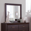 Kauffman Rectangular Mirror Dark Cocoa - 204394 - Luna Furniture