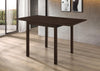 Kelso Rectangular Dining Table with Drop Leaf Cappuccino - 190821 - Luna Furniture
