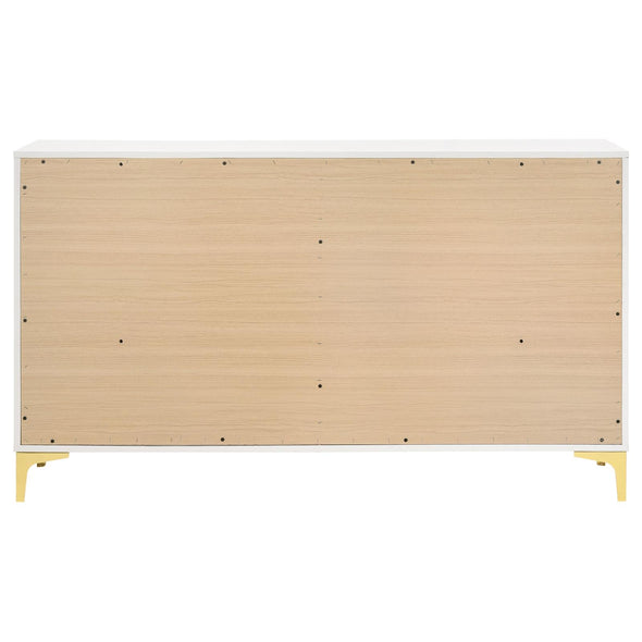 Kendall 6-drawer Dresser White - 224403 - Luna Furniture
