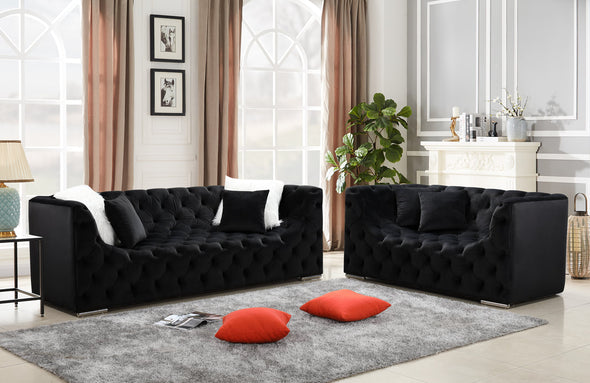 Kylie Black Living Room Set
