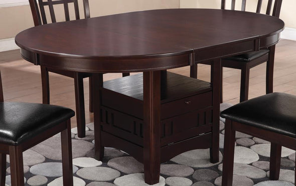 Lavon Dining Table with Storage Espresso - 102671 - Luna Furniture
