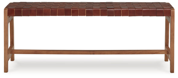 Lemmund Natural/Brown Accent Bench - A3000682 - Luna Furniture