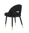 Lindsey Arched Back Upholstered Side Chairs Black (Set of 2) - 193562 - Luna Furniture