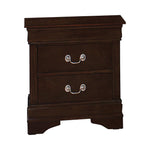 Louis Philippe 2-drawer Nightstand Cappuccino - 202412 - Luna Furniture