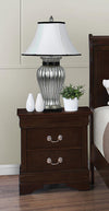 Louis Philippe 2-drawer Nightstand Cappuccino - 202412 - Luna Furniture