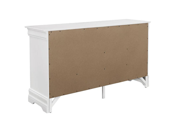 Louis Philippe 6-drawer Dresser White - 204693 - Luna Furniture