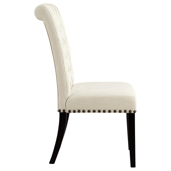 Mapleton Tufted Back Upholstered Side Chairs Beige (Set of 2) - 190162 - Luna Furniture