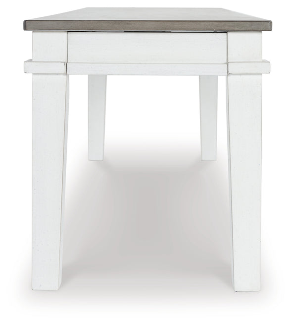 Nollicott Whitewash/Light Gray 50" Dining Bench - D597-00 - Luna Furniture
