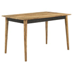 Partridge Rectangular Counter Height Table Natural Sheesham - 110578 - Luna Furniture