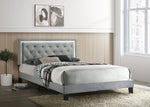Passion Gray King Platform Bed - Luna Furniture