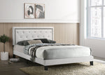 Passion White Full Platform Bed - Luna Furniture