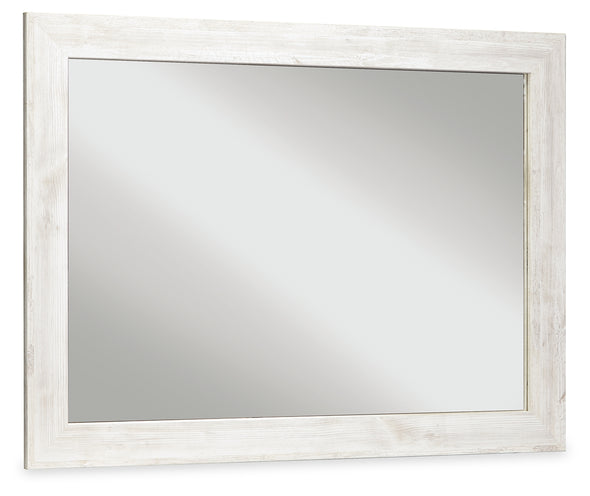 Paxberry Whitewash Bedroom Mirror - B181-36 - Luna Furniture
