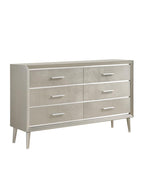 Ramon 6-drawer Dresser Metallic Sterling - 222703 - Luna Furniture