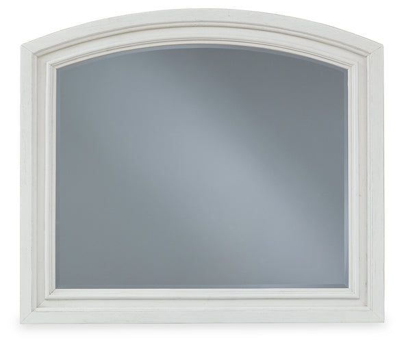 Robbinsdale Antique White Bedroom Mirror (Mirror Only) - B742-36 - Luna Furniture