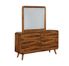Robyn Rectangular Mirror Dark Walnut - 205134 - Luna Furniture