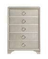 Salford 5-drawer Chest Metallic Sterling - 222725 - Luna Furniture